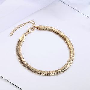 Gold/Silver Color Chain Anklets