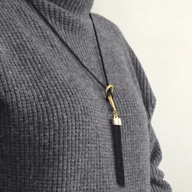 Tassel Long Chain Necklace